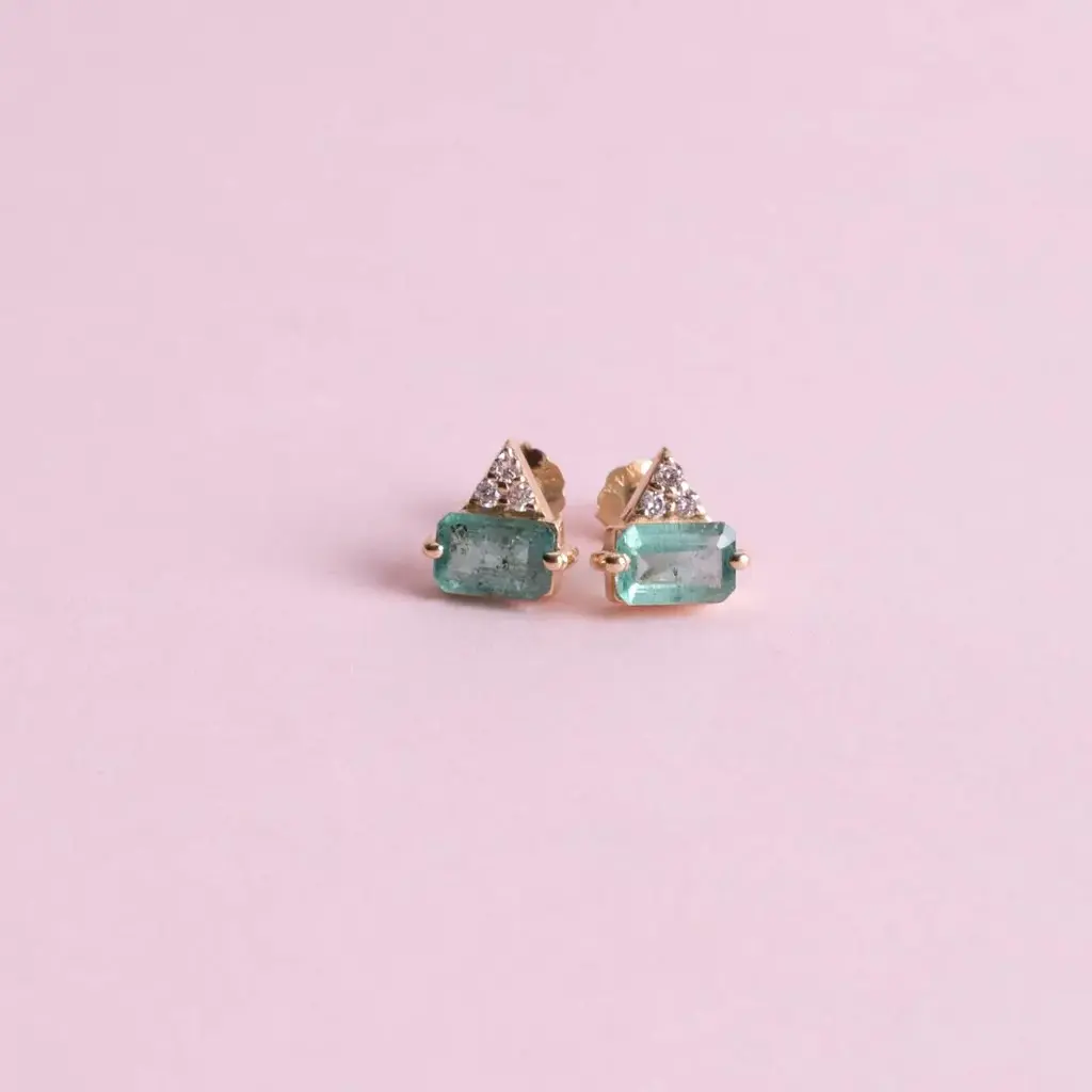 Aretes Emerald Pico Diamonds