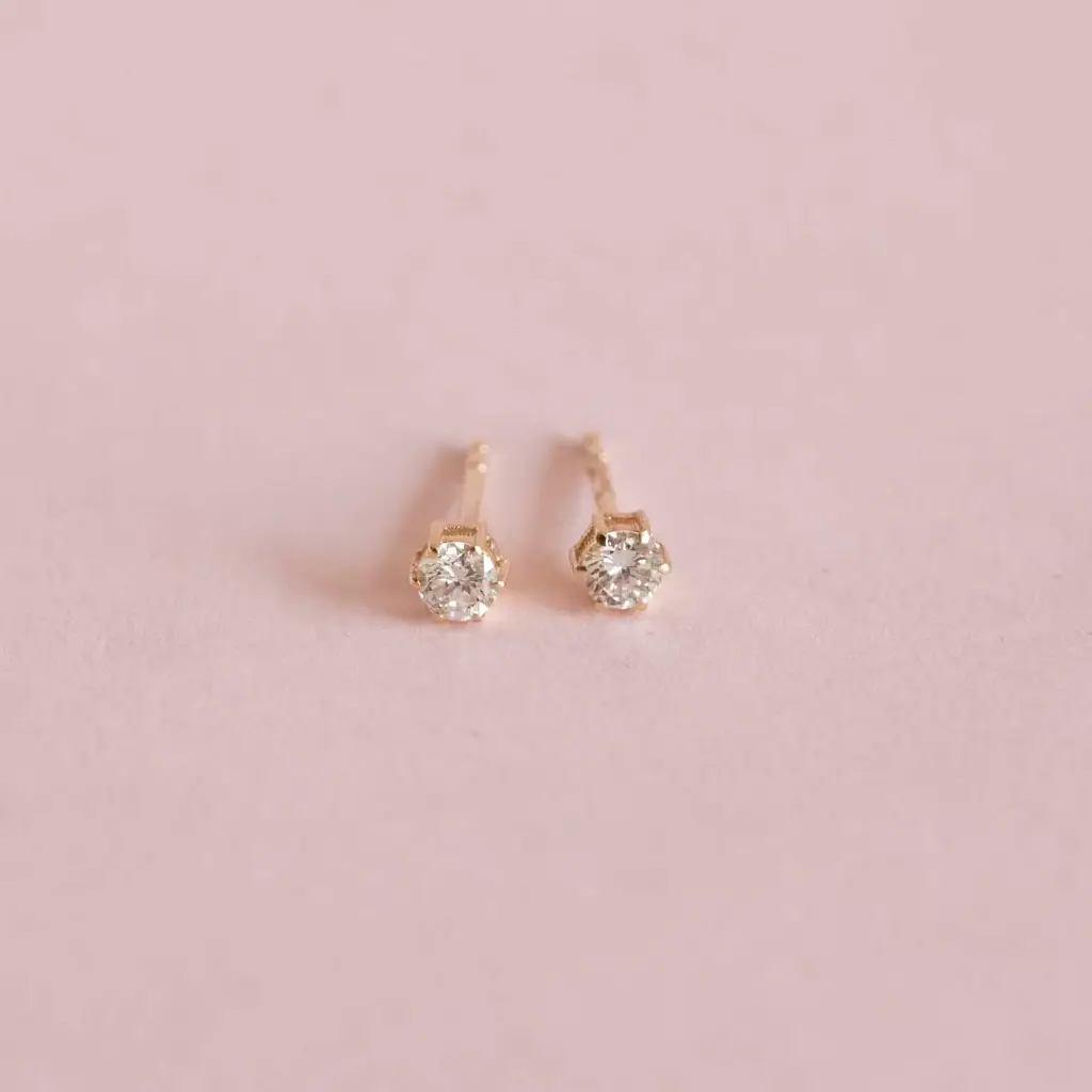 Aretes Rombo Solitario