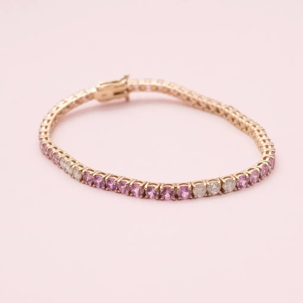 Teniss Bracelet Baguette Diamond