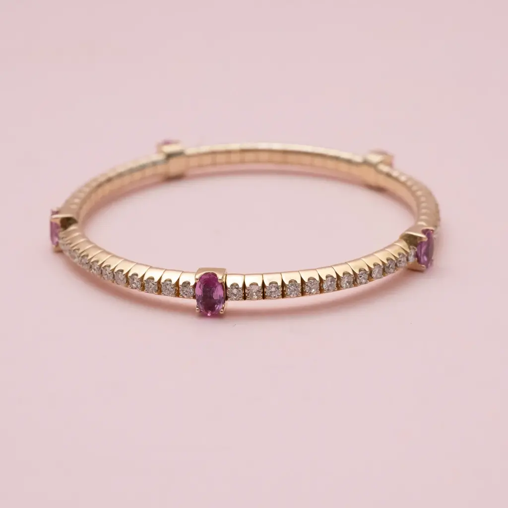 Bracelet Daiamond Pink Gold