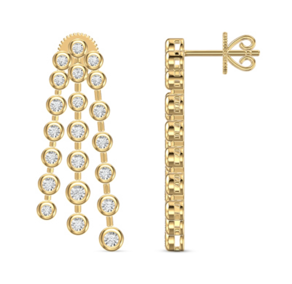 Aretes 3 Guias Diamond