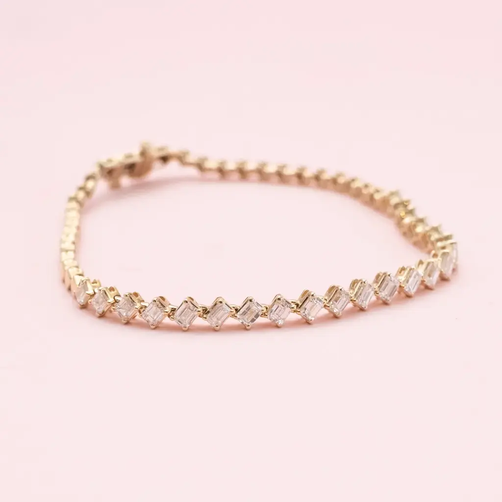 Pulsera Diamond Baguette