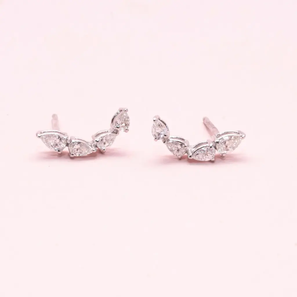 Aretes Guia Gotas Diamod