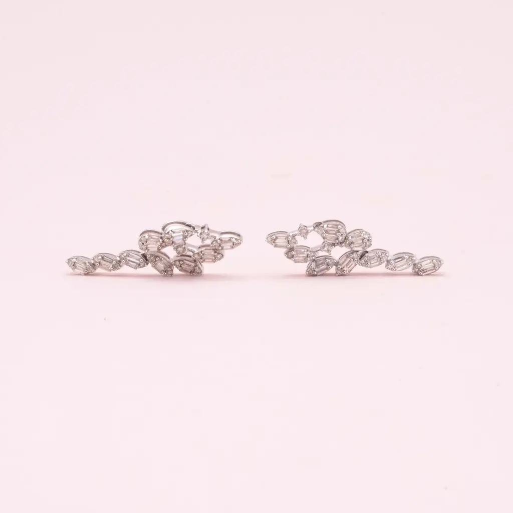 Aretes Gotas Baguette Diamond