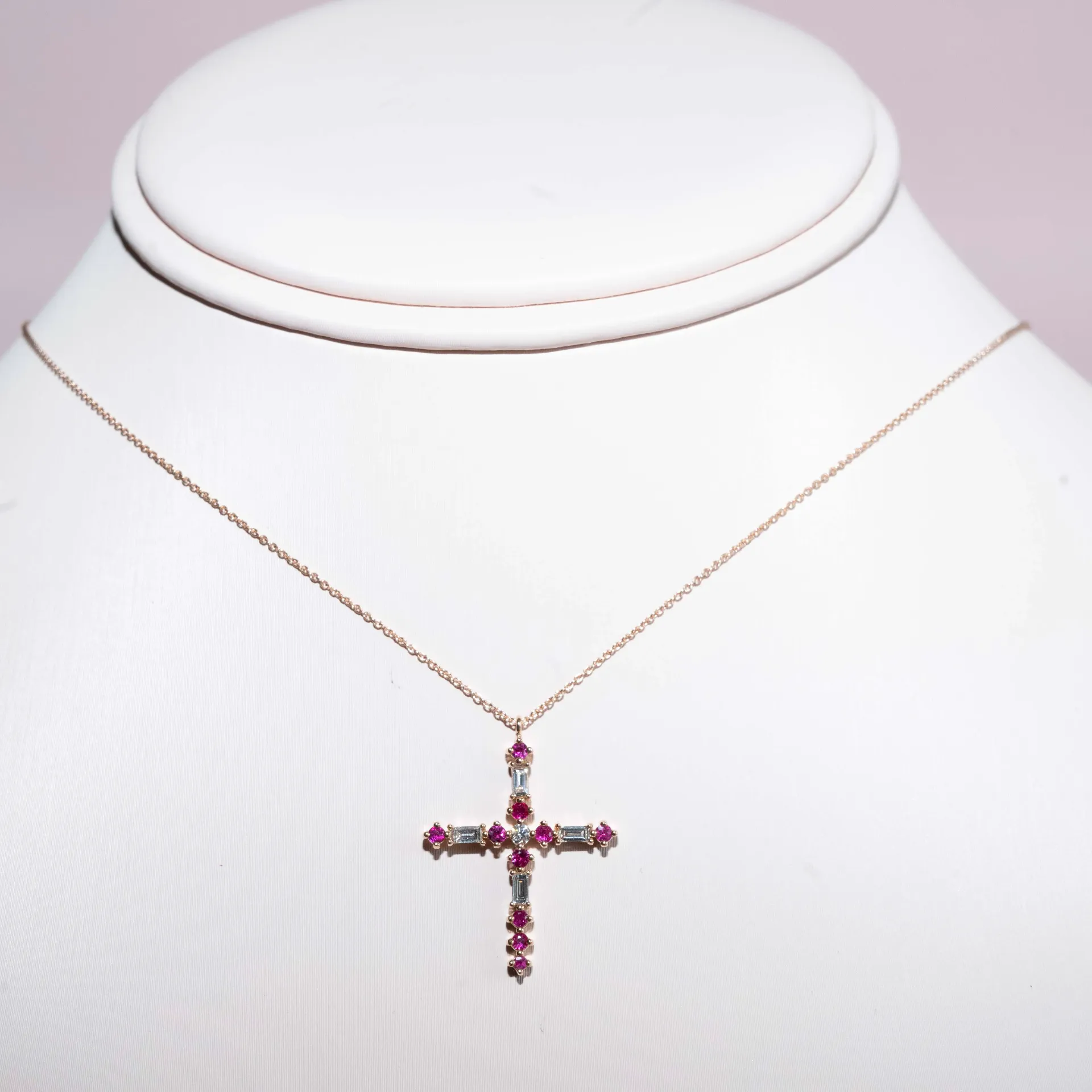 Cross Ruby And Diamond