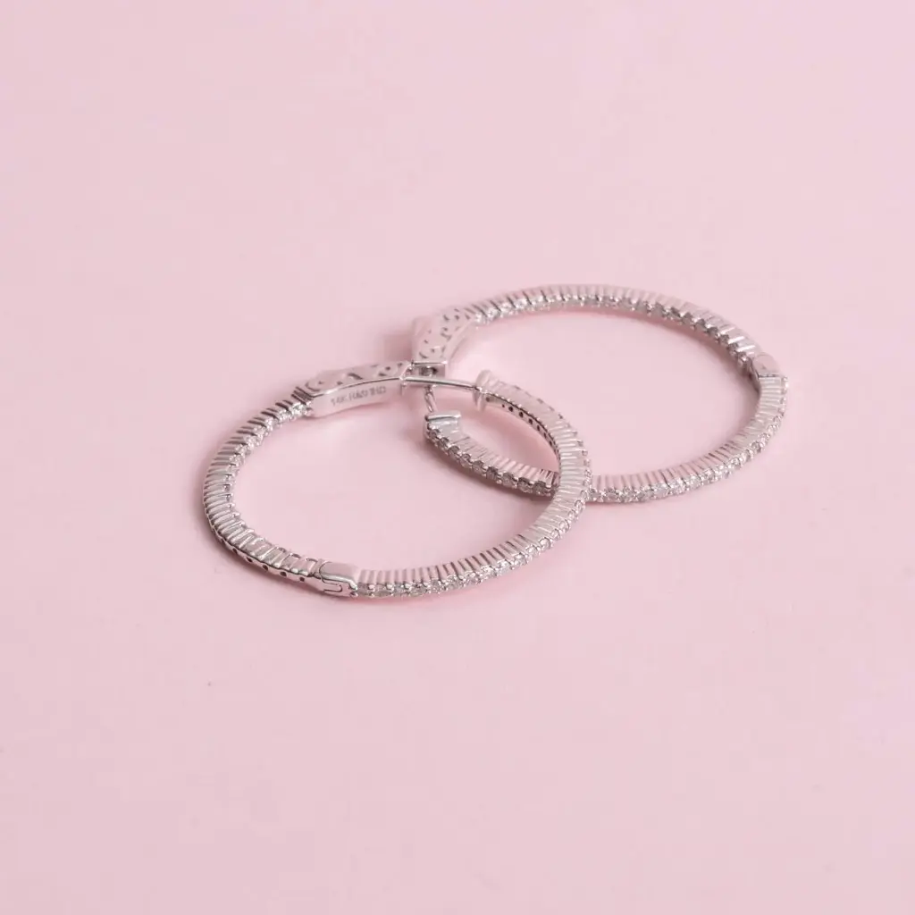 Arracadas Diamond Large Doble