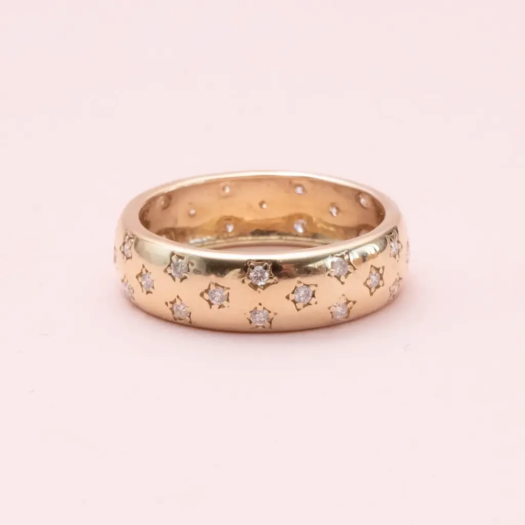 Anillo Chunky Diamond Star