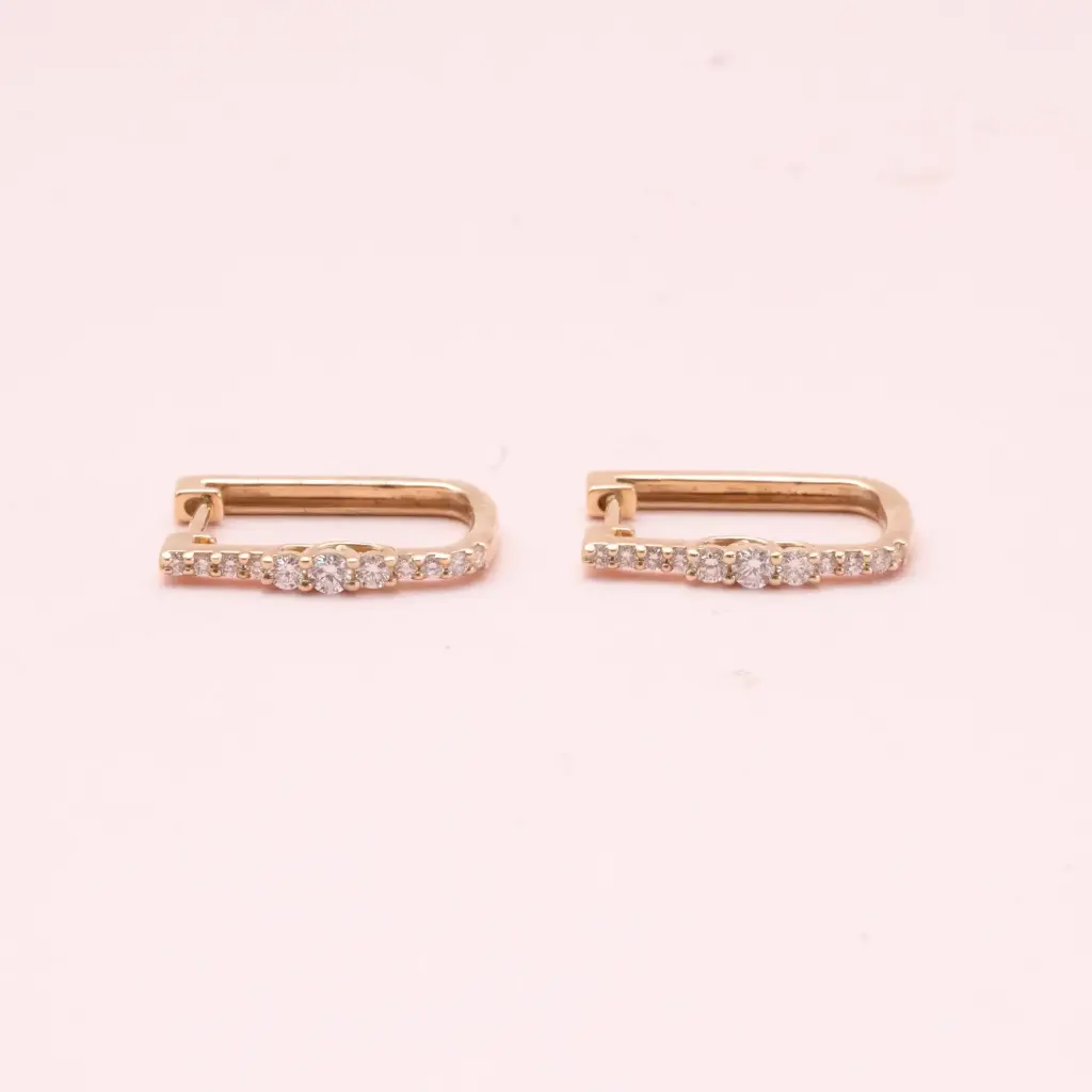 Aretes Clip Diamond 3 Pc Centro