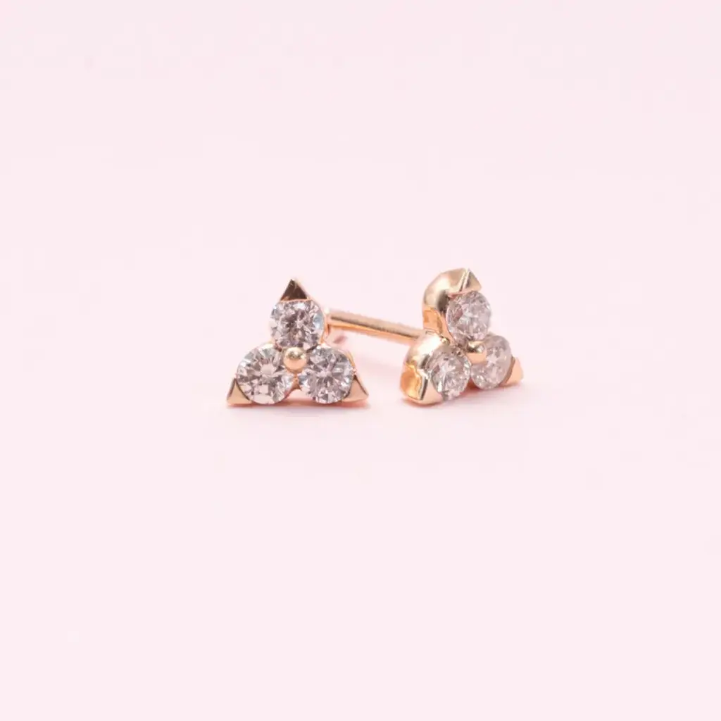 Aretes Trebol Diamond Large