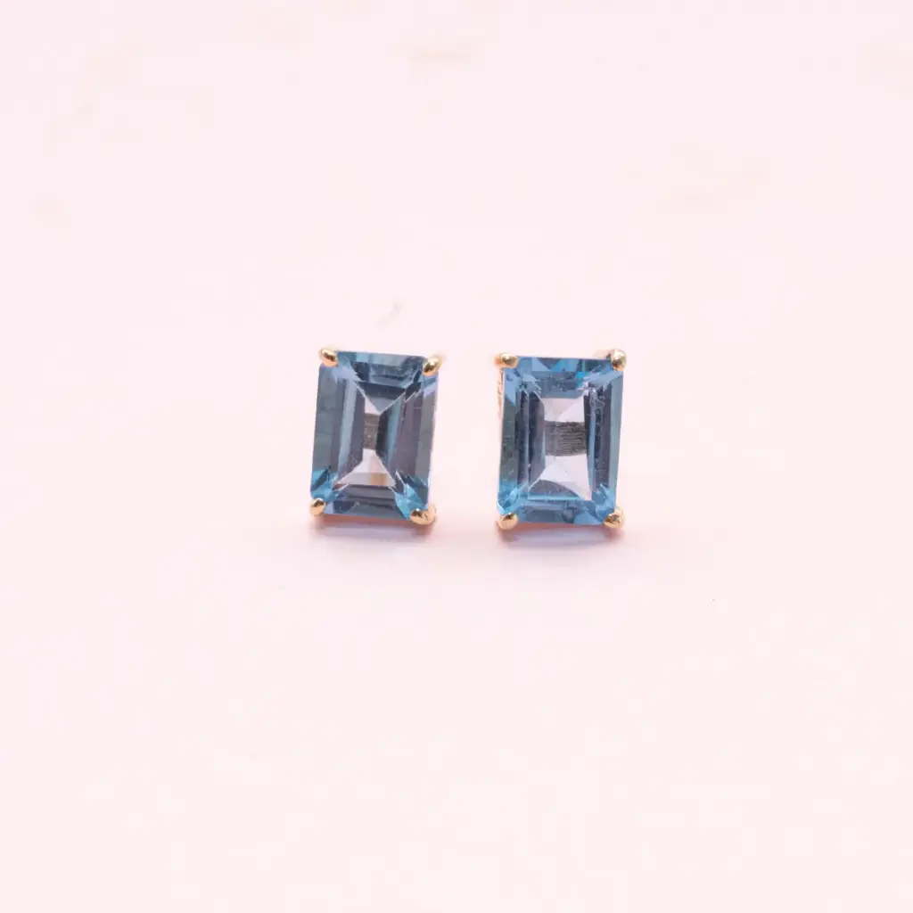 Aretes Blue Topaz