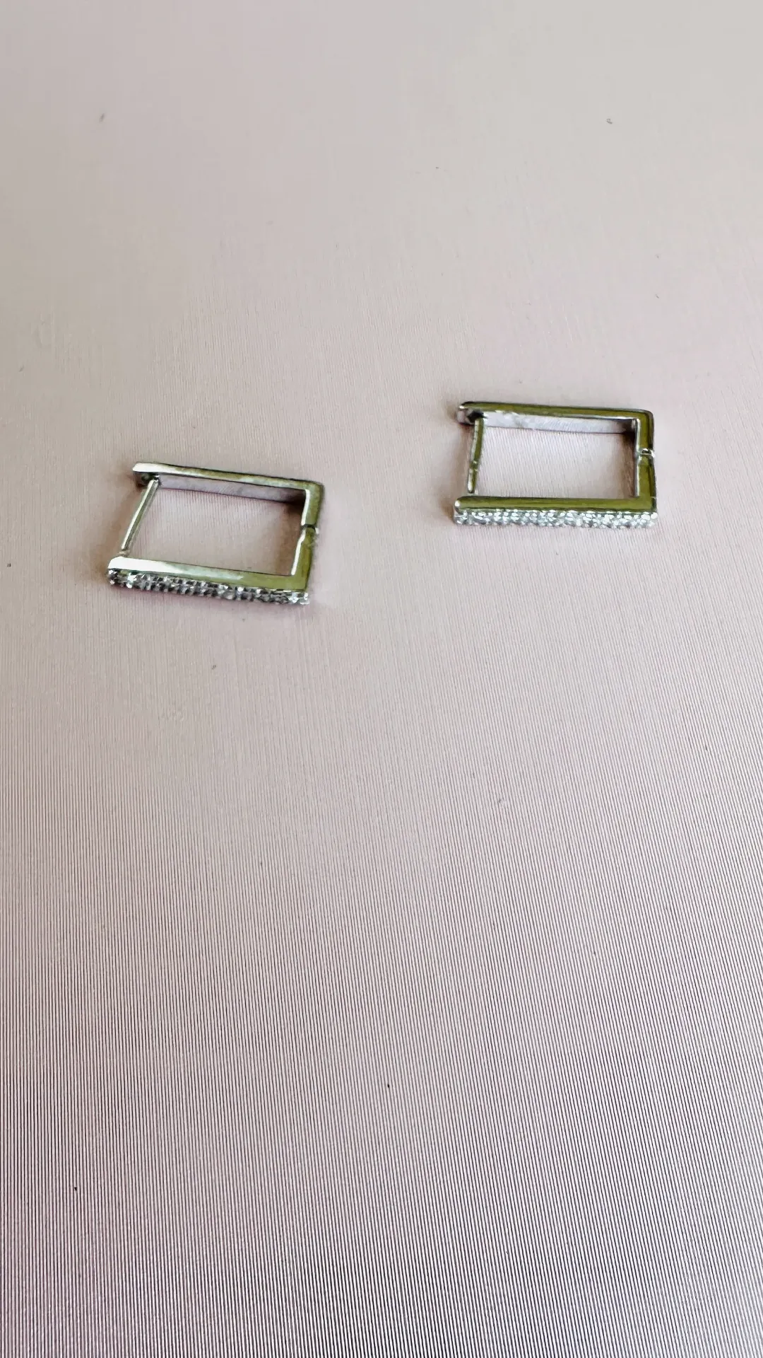 [4018] Arracadas Square Diamond