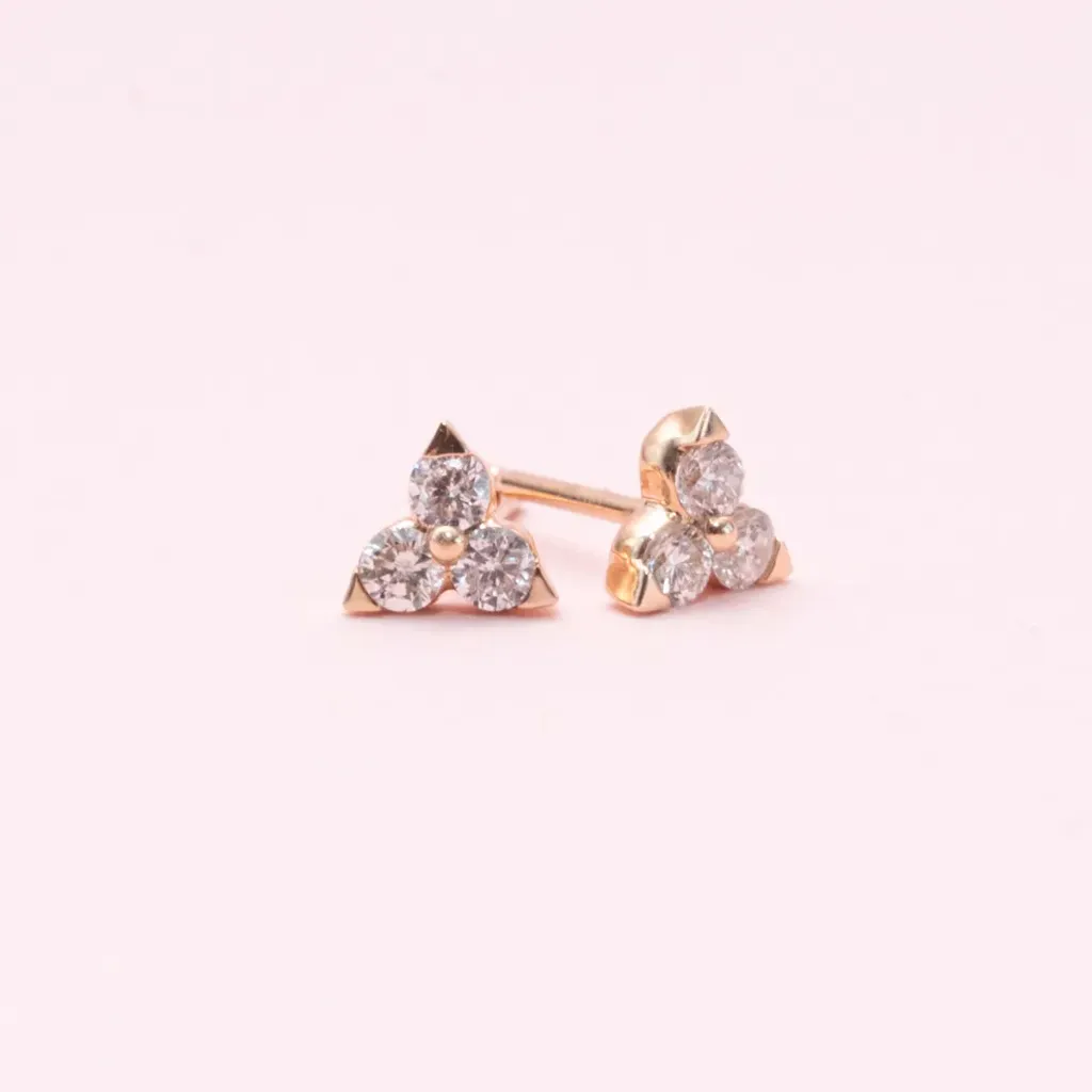 Aretes Trebol Diamond Large