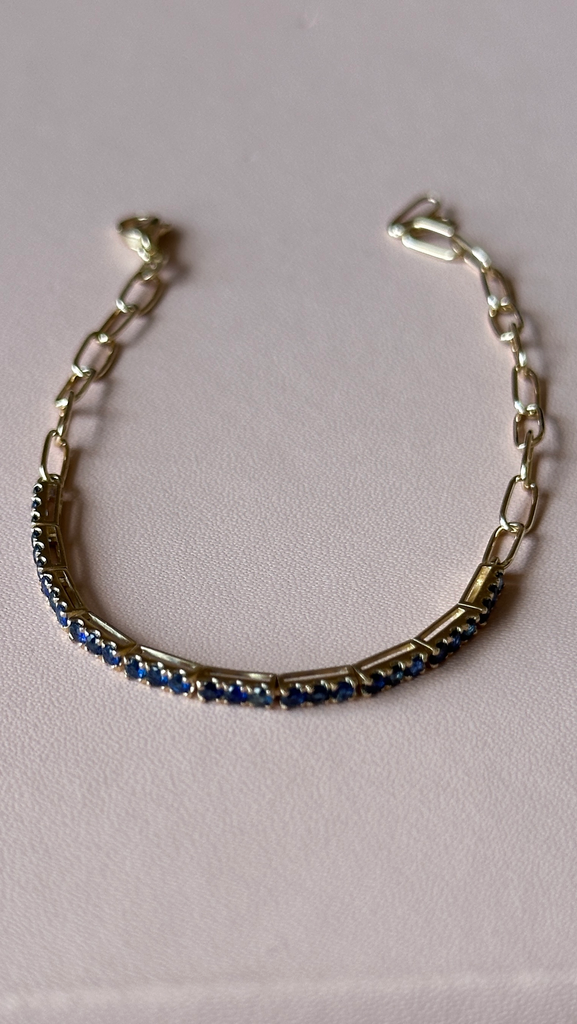 Pulsera Sapphire Blue Clip