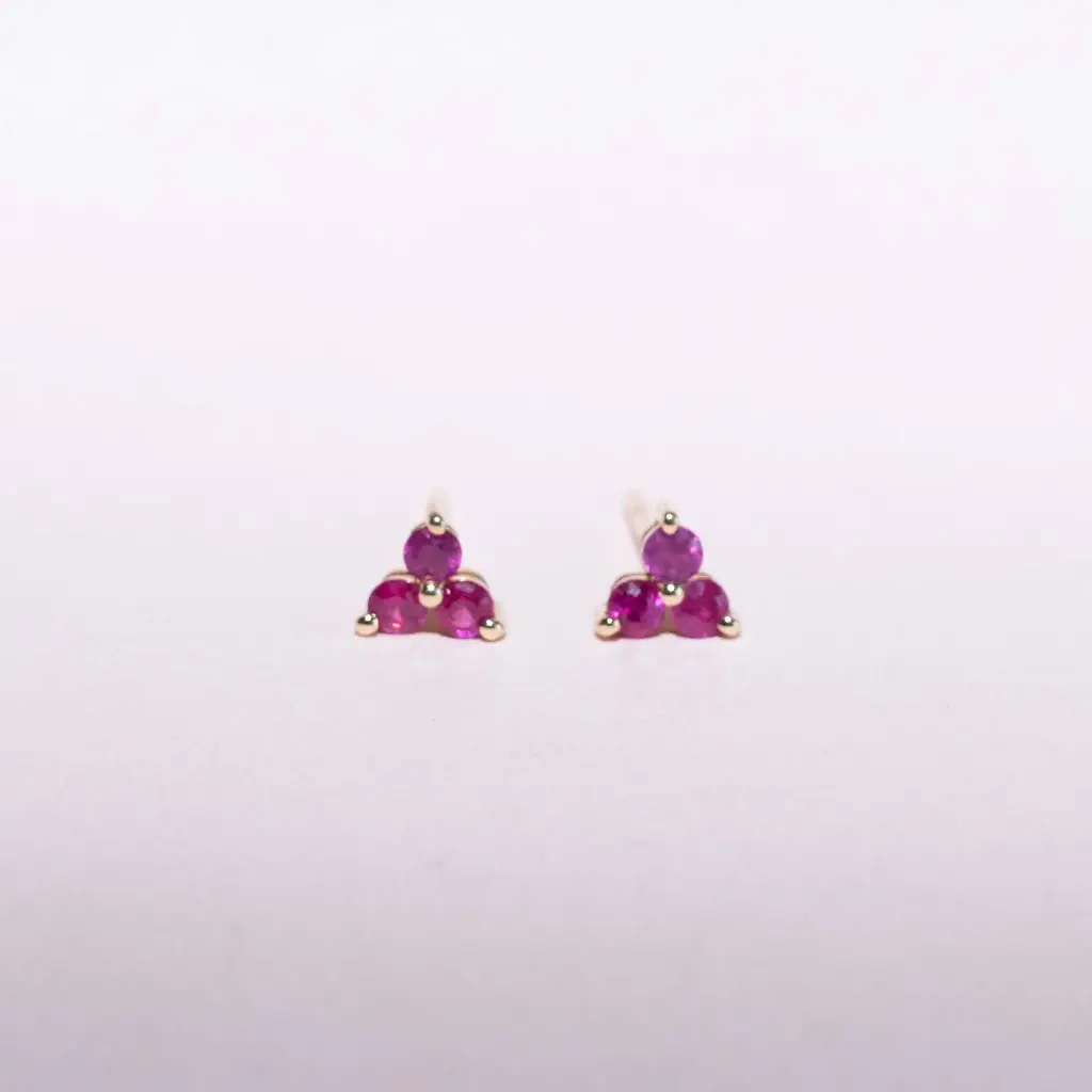 Aretes Ruby Trebol
