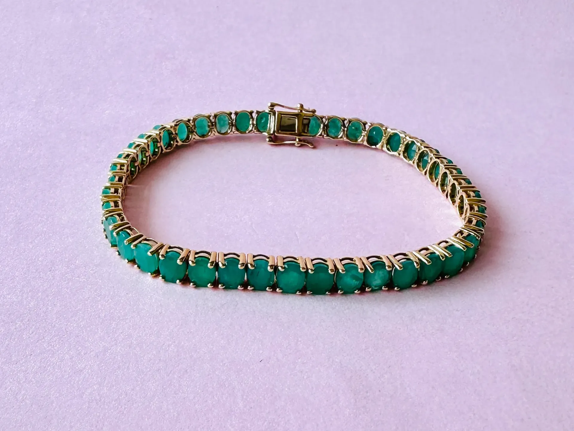 [4323] Pulsera Emerald 5 ct