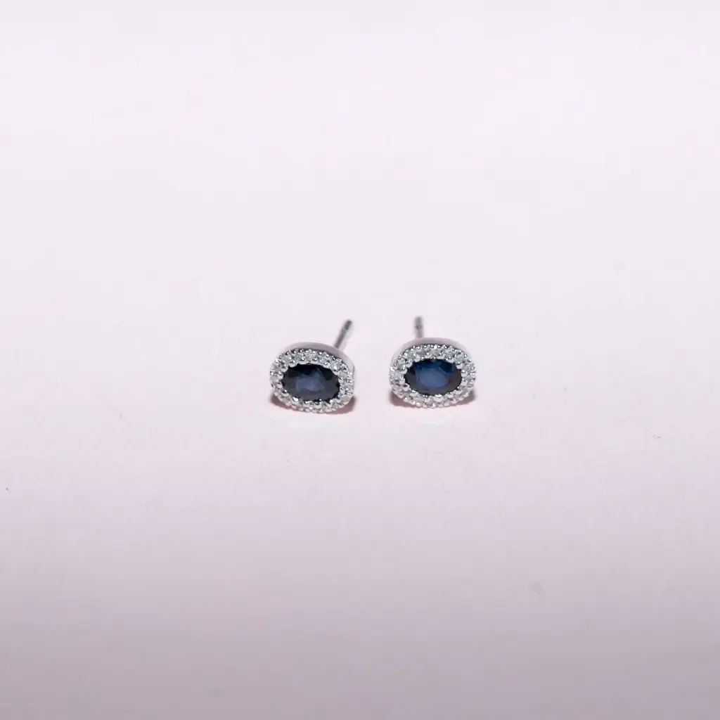 Aretes Sapphire Diamonds
