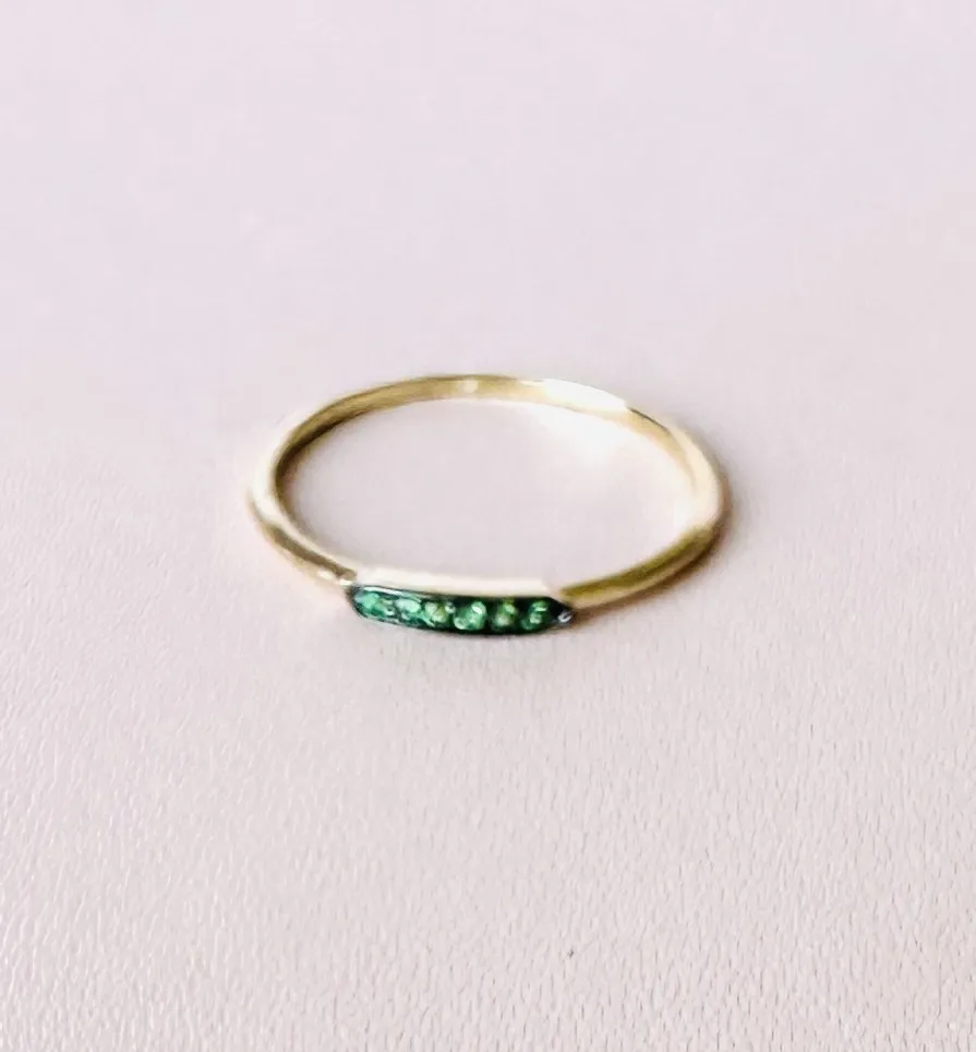 [4401] Anillo Green Barra
