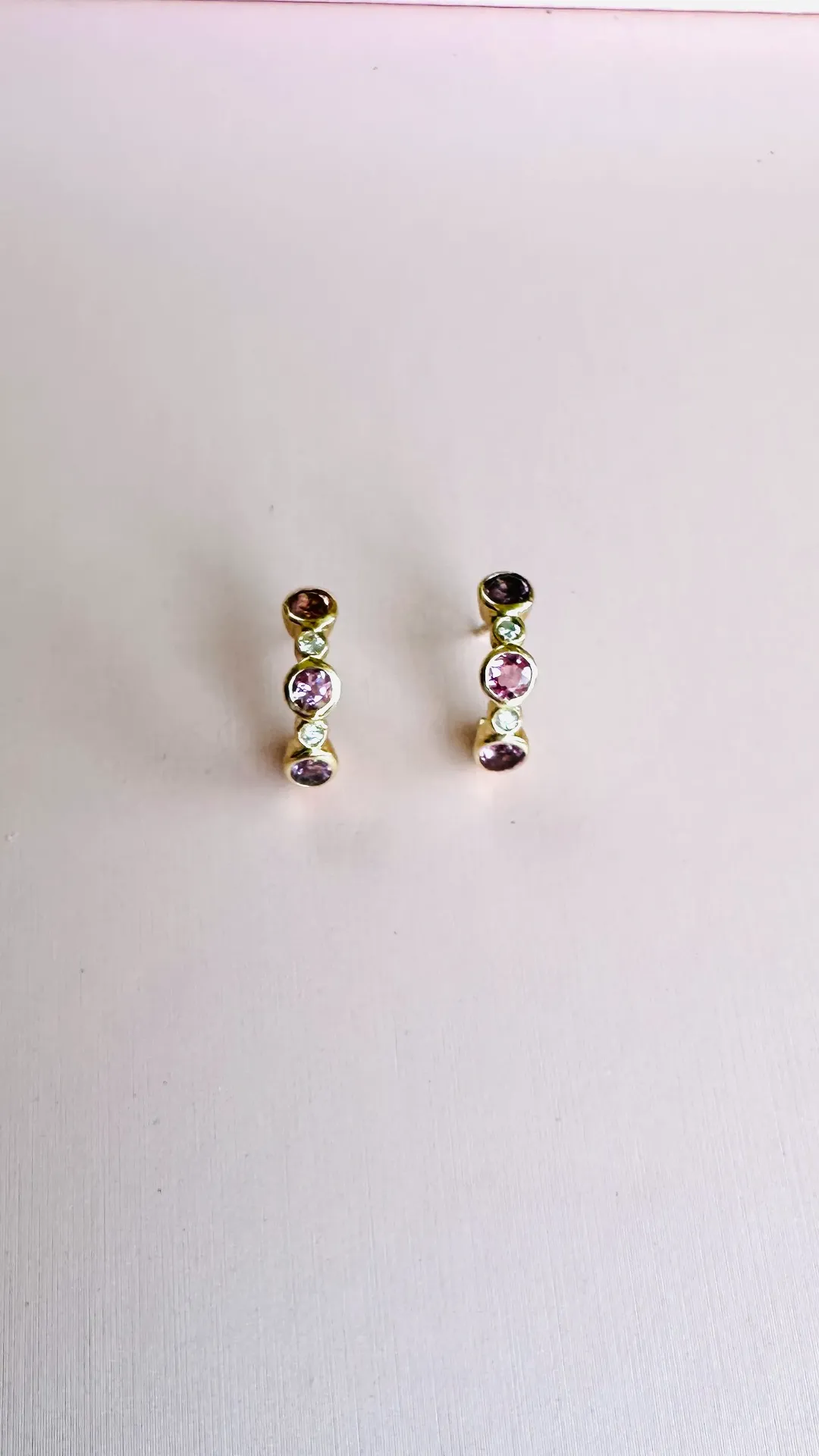 Aretes Turmalina And Diamond
