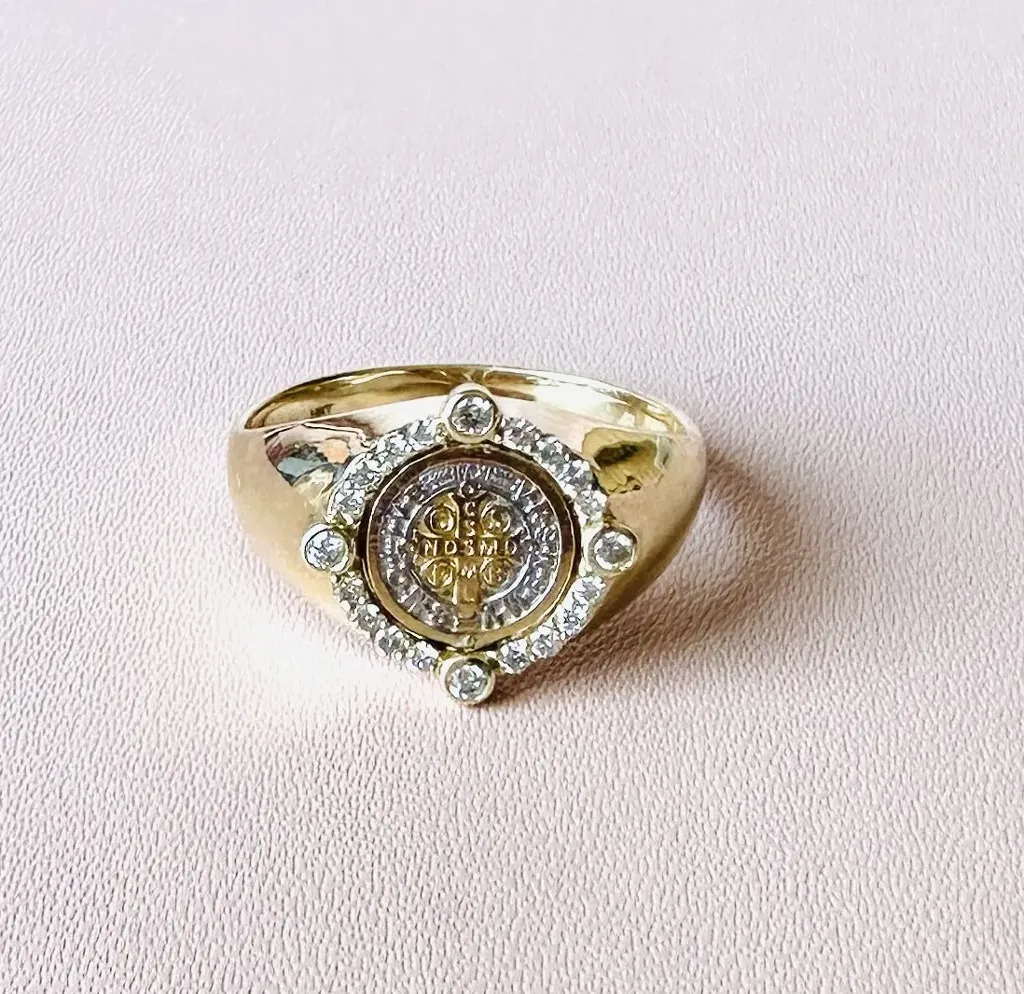 [4672] Anillo Cuatro Santos