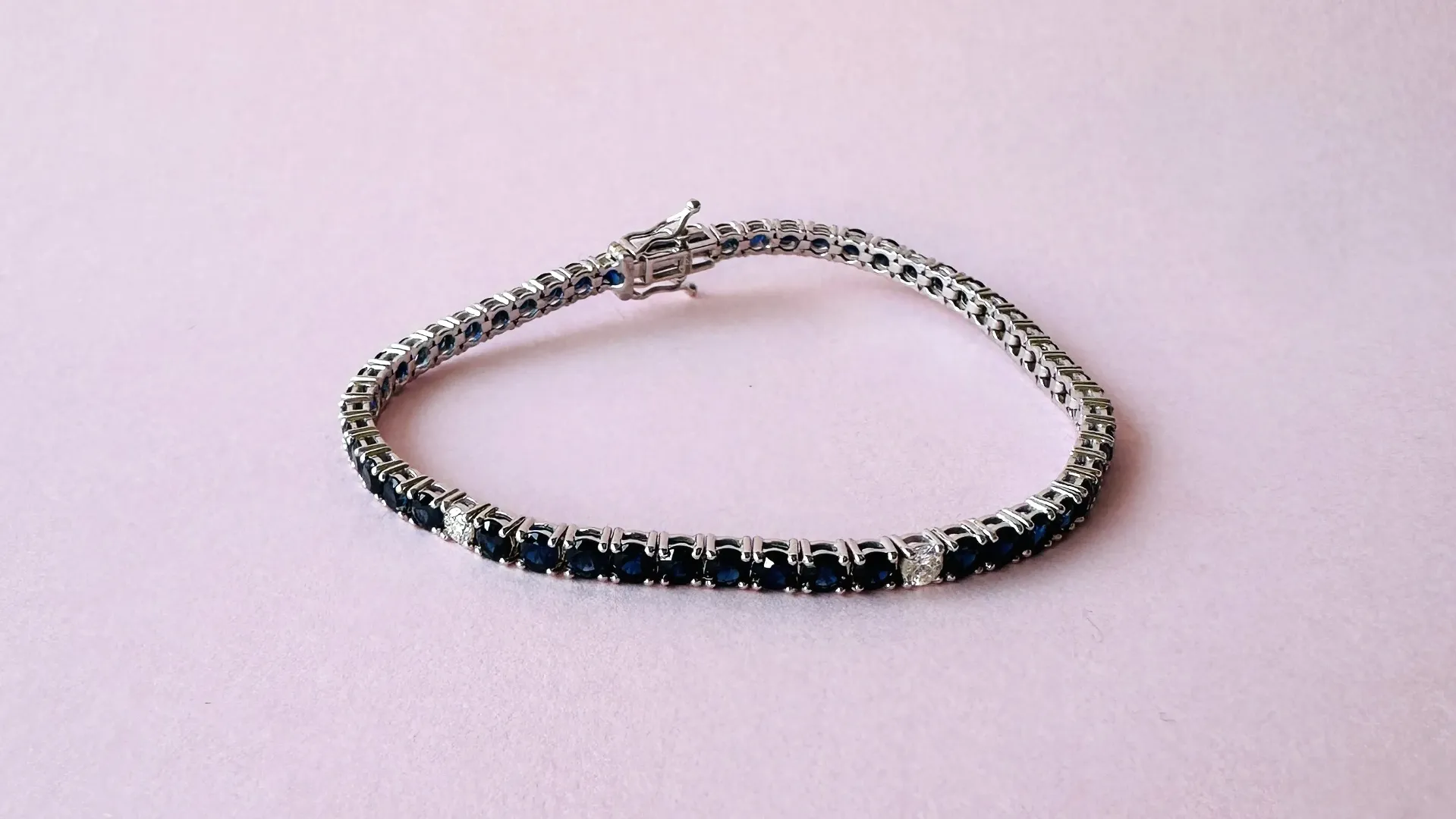 Pulsera Sapphire Blue Diamond