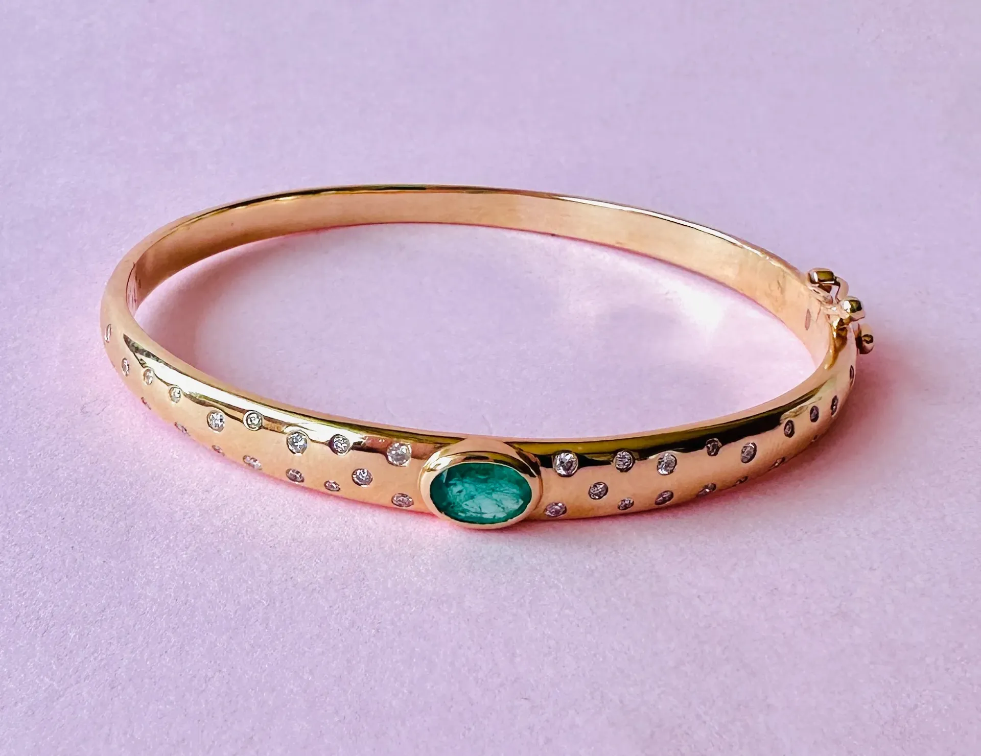 [4850] Brazalete Diamond Emerald