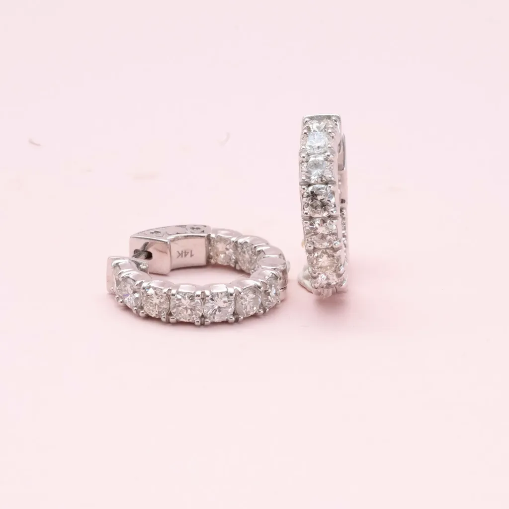 Arracadas Diamond Medium