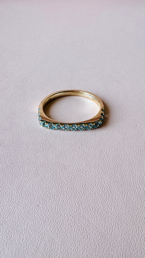 [4860] Anillo Onda Emerald