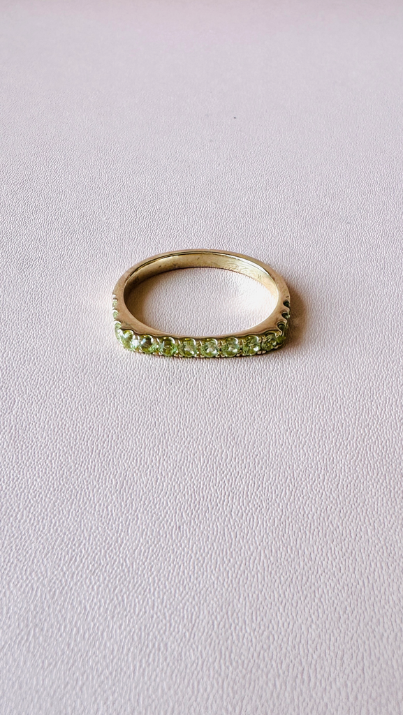 Anillo Onda Peridoto