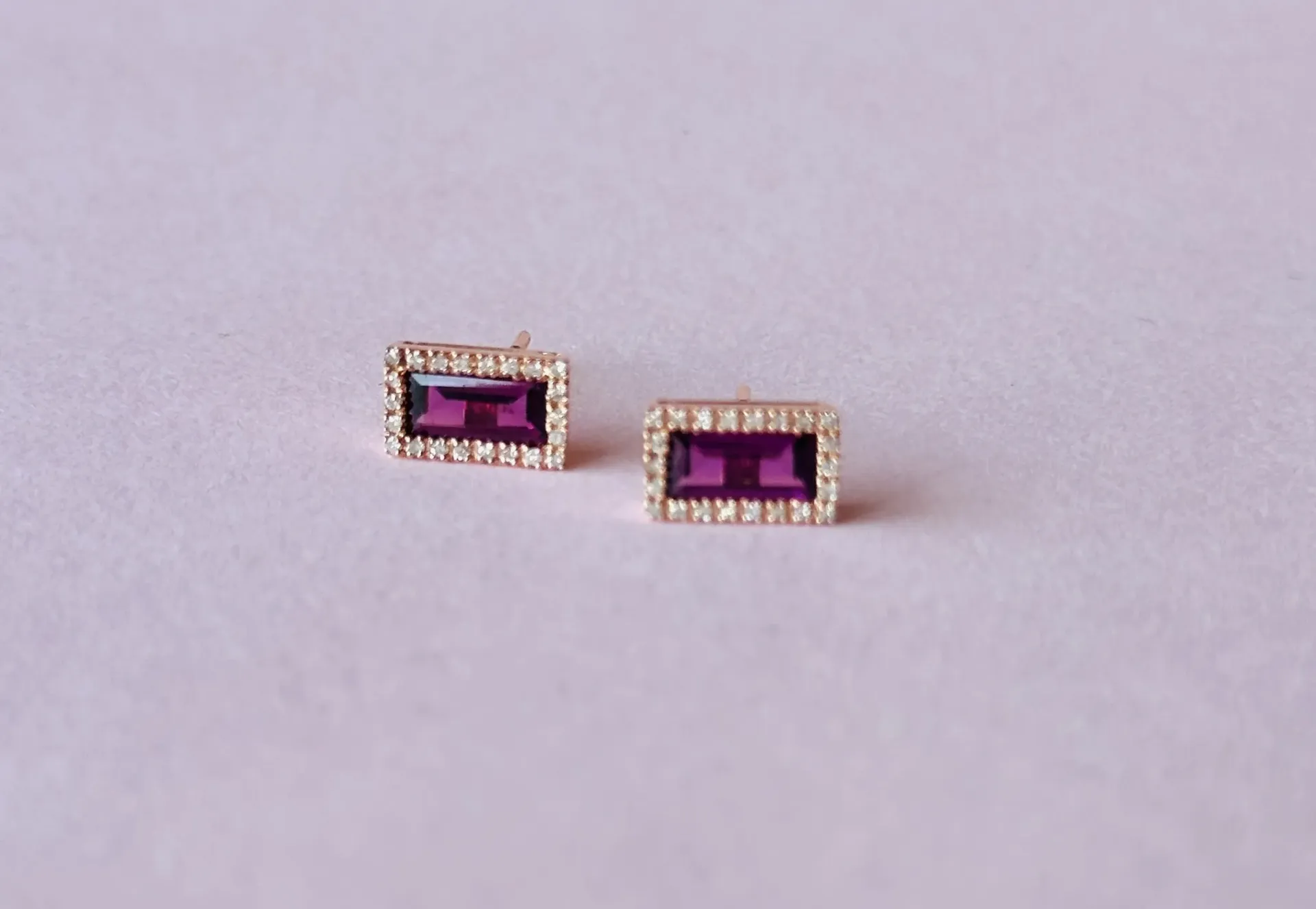 Aretes Rectangular Diamond Rt