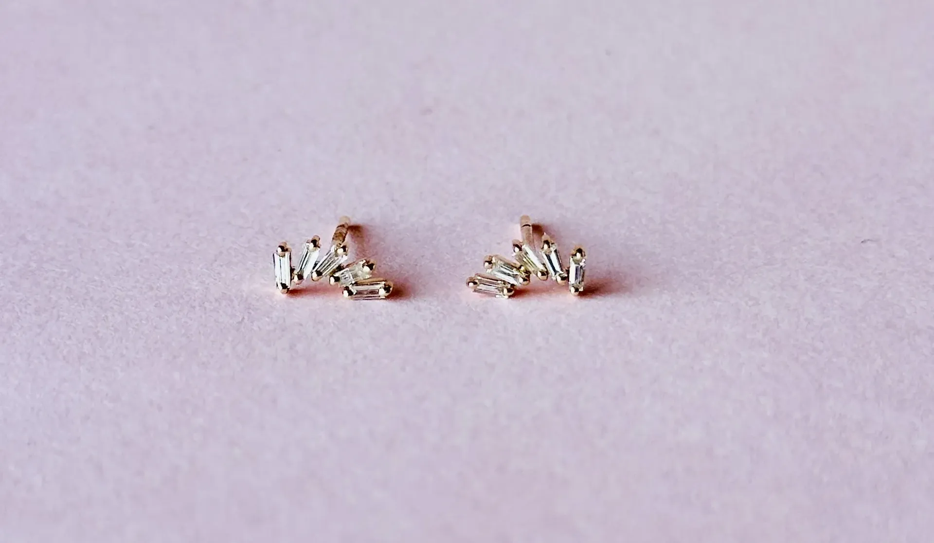 [4991] Aretes Abanico Diamond Y