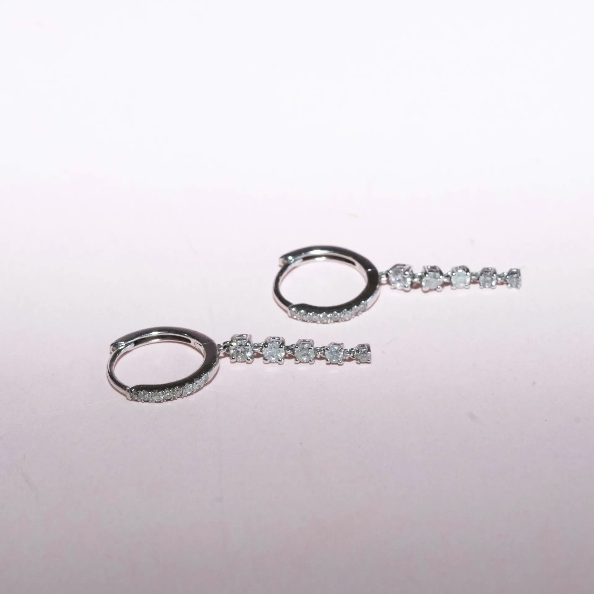 Arracadas Diamond Colgantes w