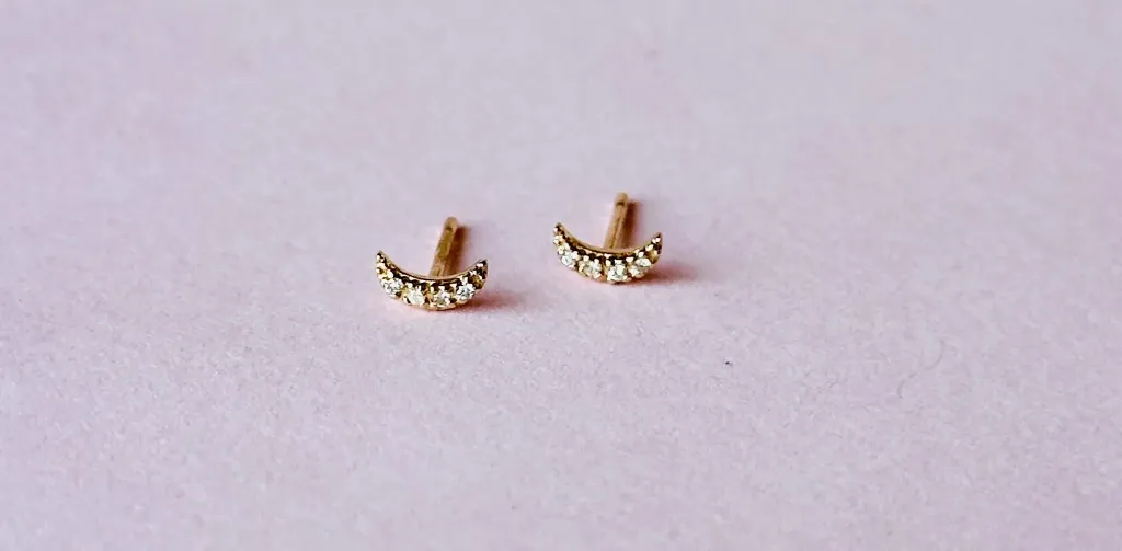 Aretes Luna Diamond Small