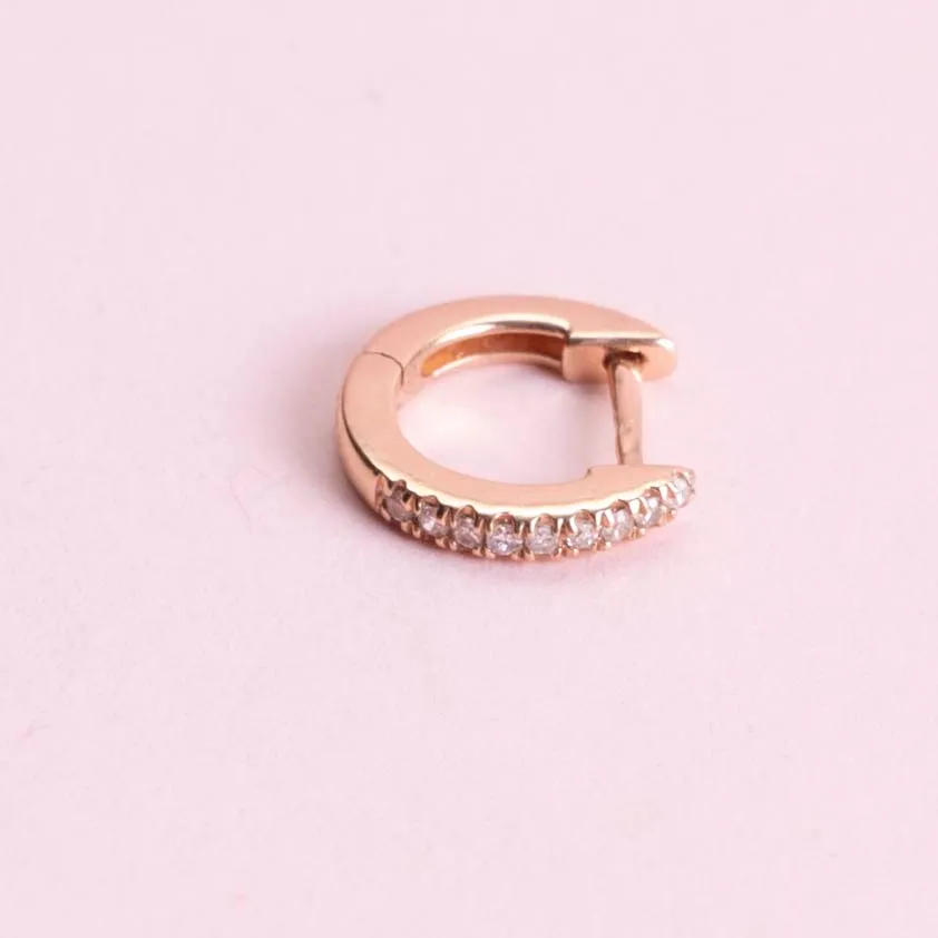 Arracadas Mini Gold Rose