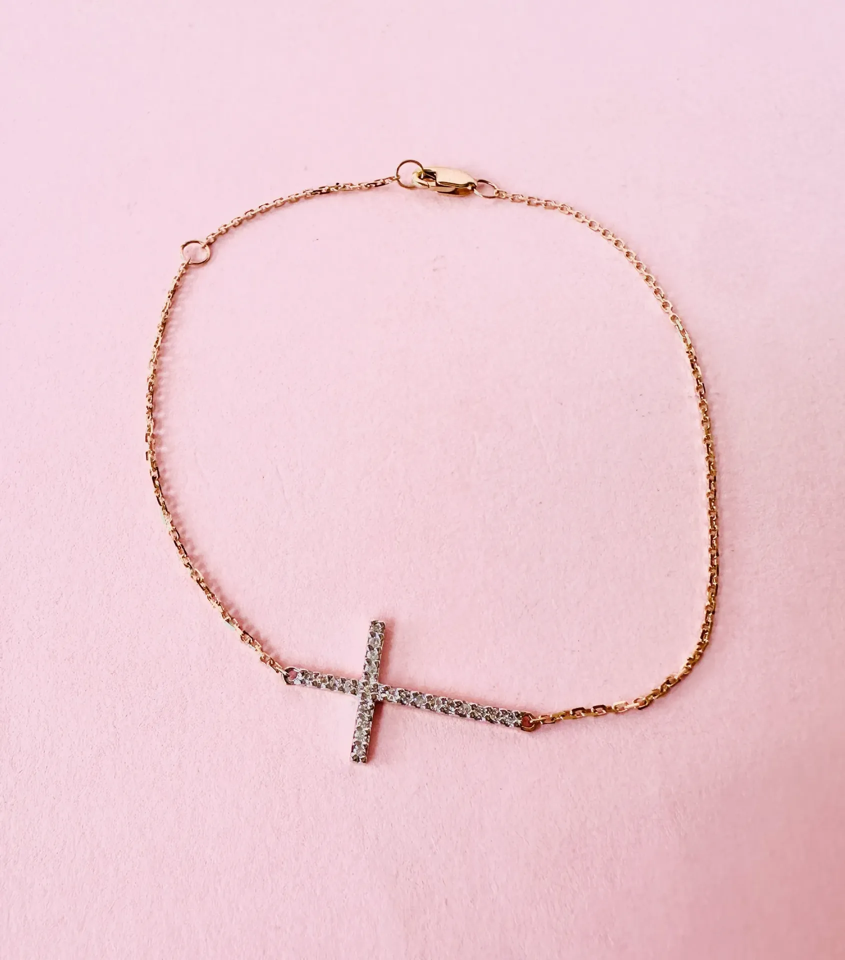 Pulsera Cruz Diamond