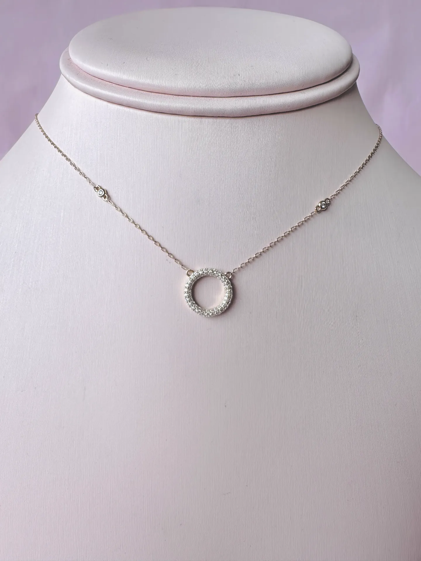 Necklace Circle Diamond