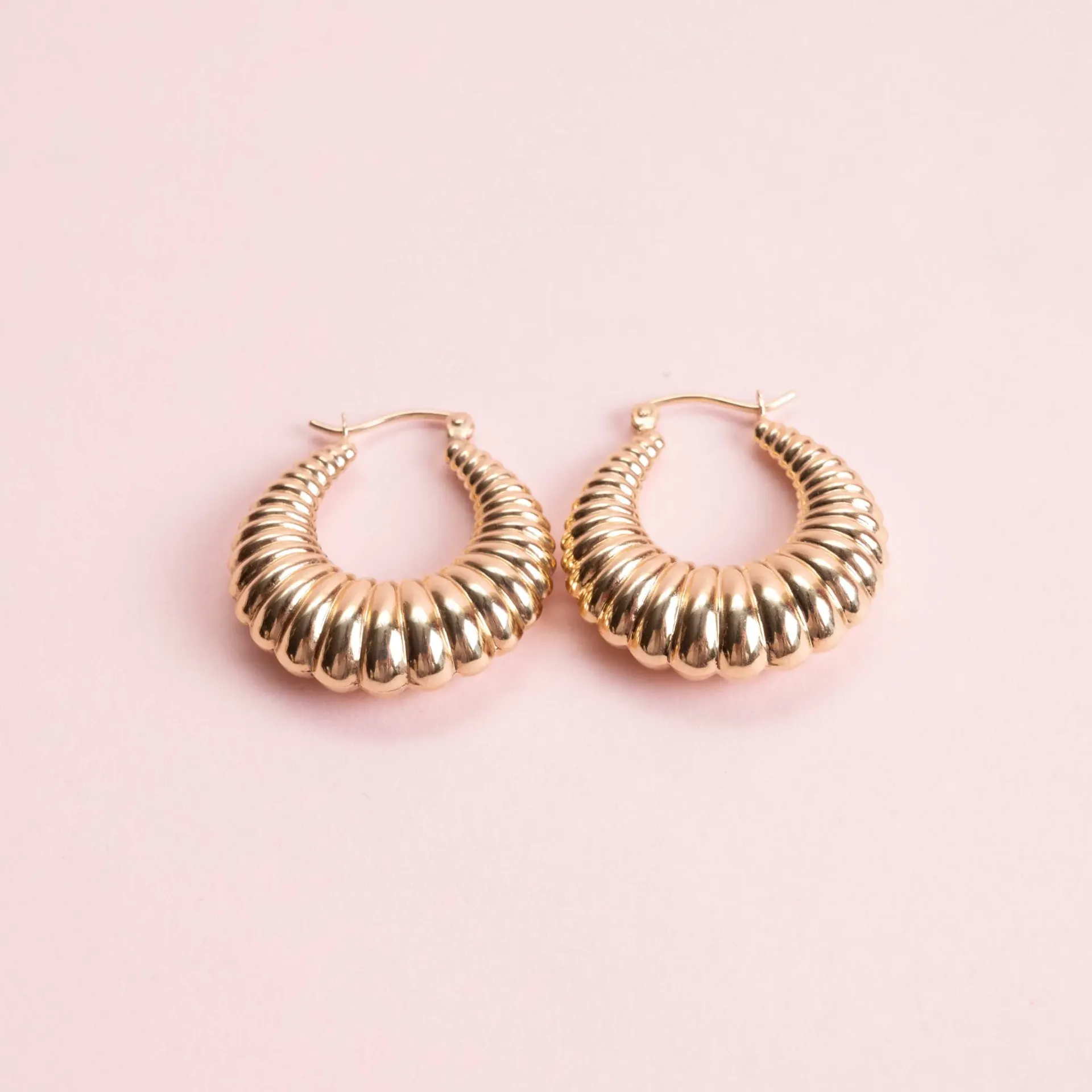 [5152] Yellow Gold Earring