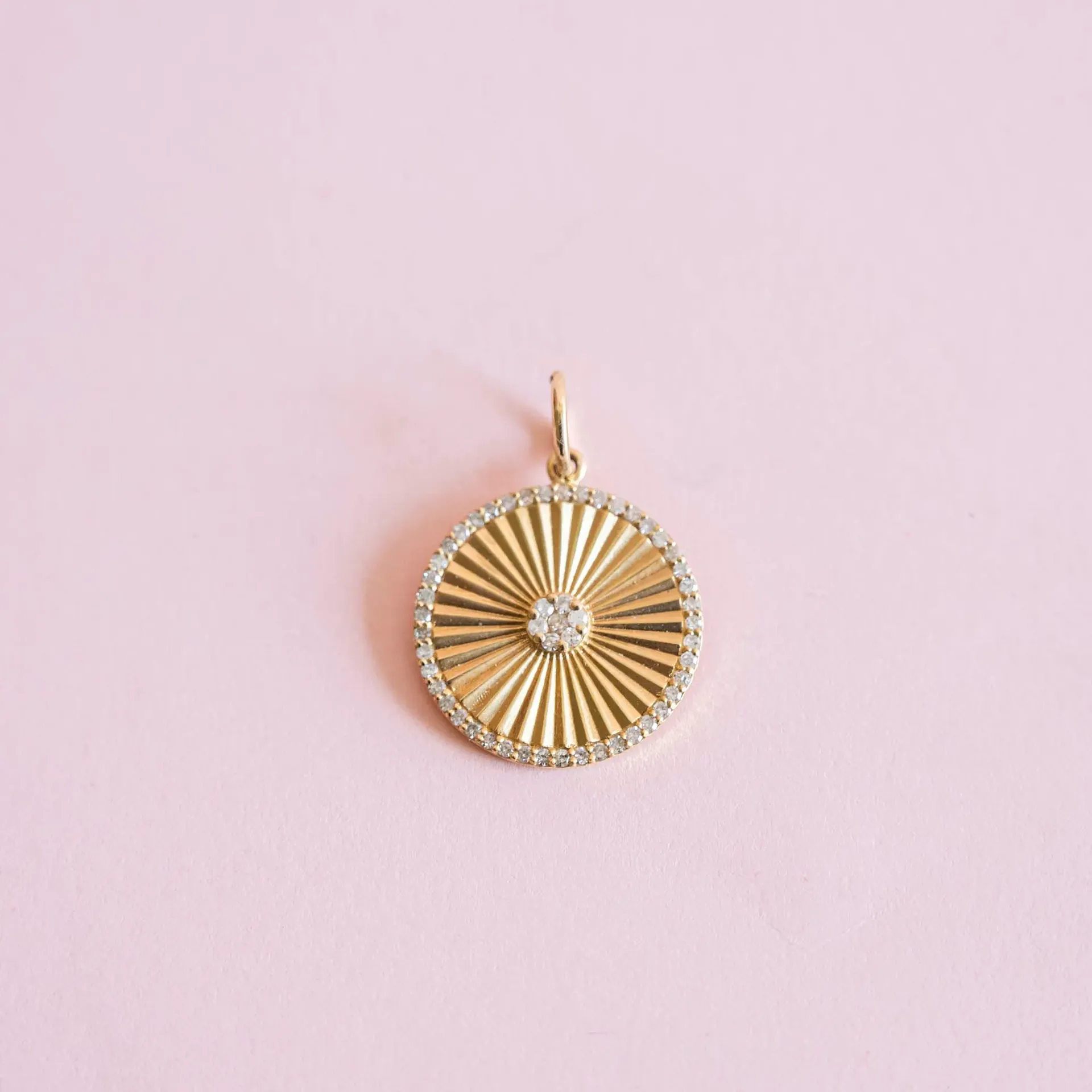 [5342] Circle Gold And Diaond