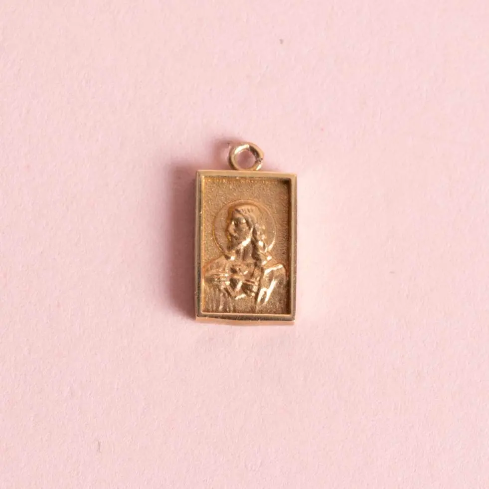 Medallita Rectángulo Jesús Mini