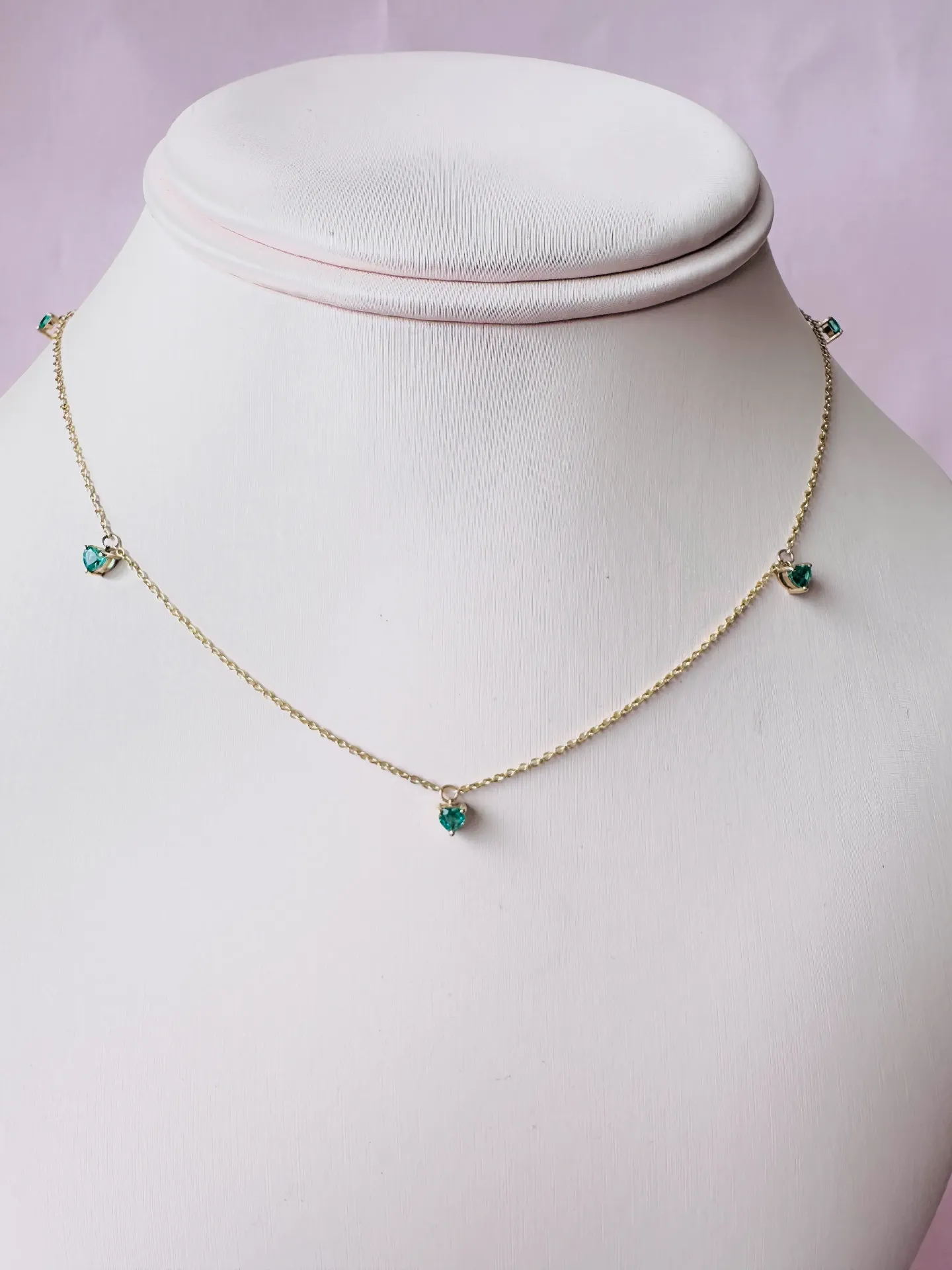Necklace Emerald Colgantes