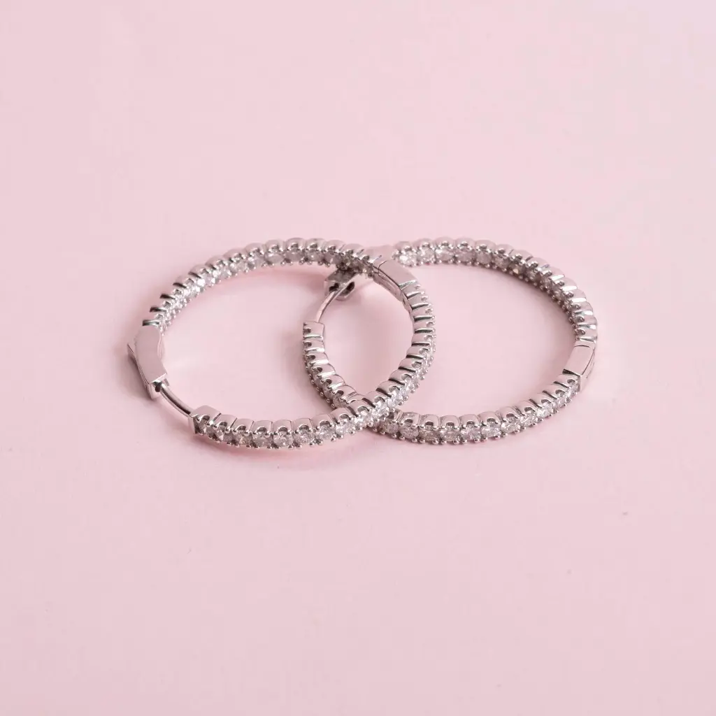 Arracadas Large Diamonds 