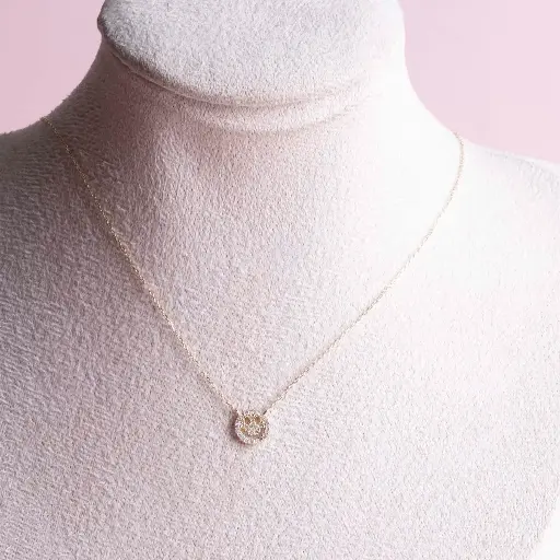 [3400] Necklace Happy Diamond