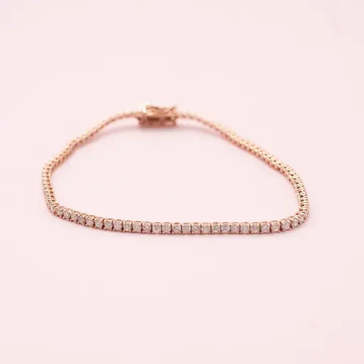 [3668] Bracelet Diamond Baguette