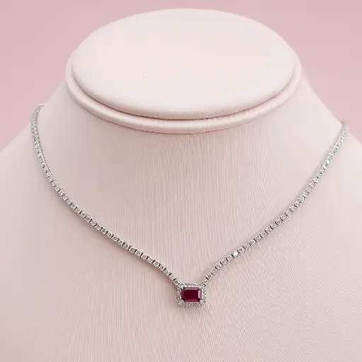 [3681] Tennis Square Rubi