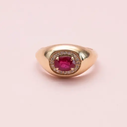 [3818] Anillo Cronchi Ruby