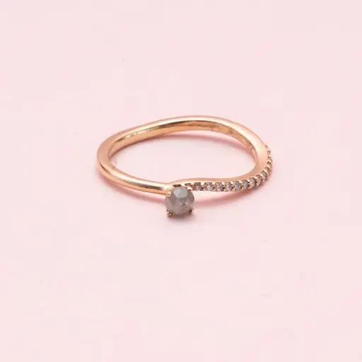 [3895] Anillo Solitario Diamond
