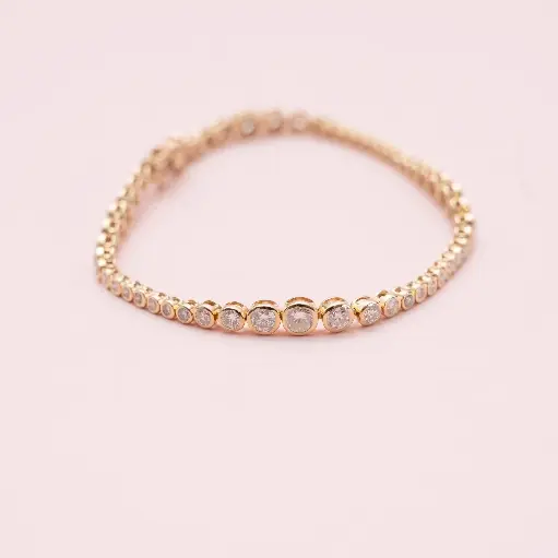 [4106] Pulsera Diamond Cilcle Bizel