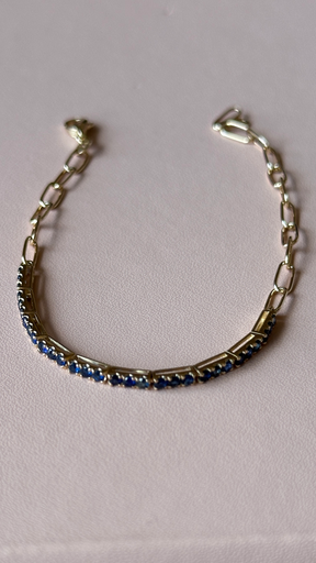 [4201] Pulsera Sapphire Blue Clip