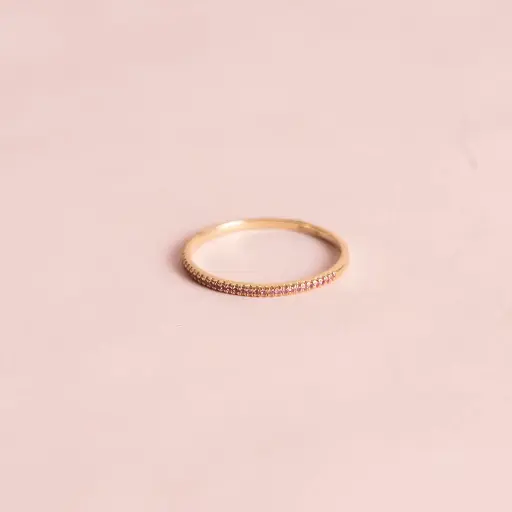 [2424] Anillo Pink Sapphire