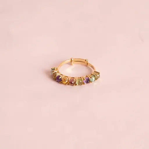 [2598] Anillo Sapphire Multicolor