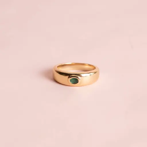 [2800] Anillo Gold Emerald